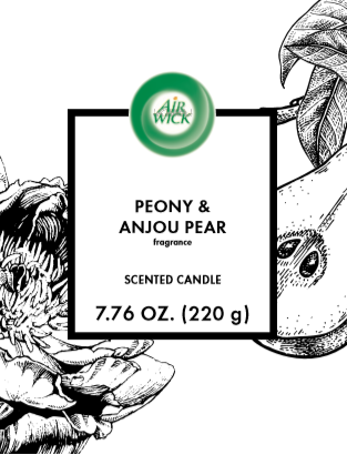AIR WICK® Candle - Peony & Anjou Pear 